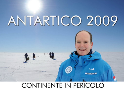 Sanremo: il Principe Alberto in Antartico, una proiezione Sanremo: il Principe Alberto in Antartico, una proiezione