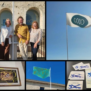 ”La Bandiera Libera”, Ventimiglia inaugura la mostra di Alexander Schabracq (Foto e video)