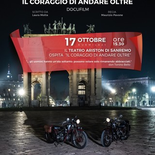 Centenario Moto Guzzi: domenica il raduno e all'Ariston di Sanremo il docufilm "Il Coraggio di Andare Oltre"