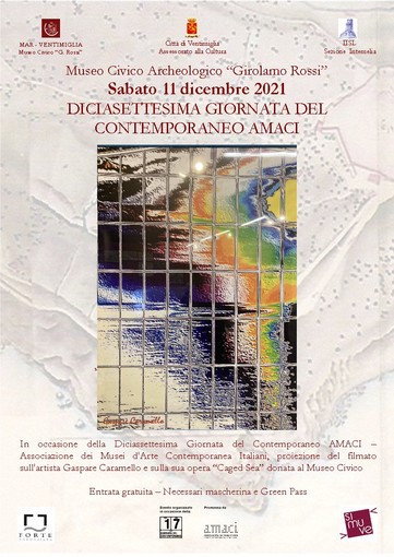 Ventimiglia: sabato al Museo Civico “Girolamo Rossi” sarà esposta l'opera “Caged Sea” di Gaspare Caramello Ventimiglia: sabato al Museo Civico “Girolamo Rossi” sarà esposta l'opera “Caged Sea” di Gaspare Caramello