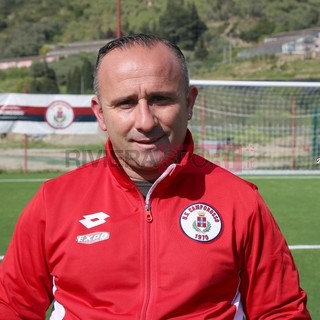 Carmelo Luci, allenatore del Camporosso (foto Eugenio Conte)