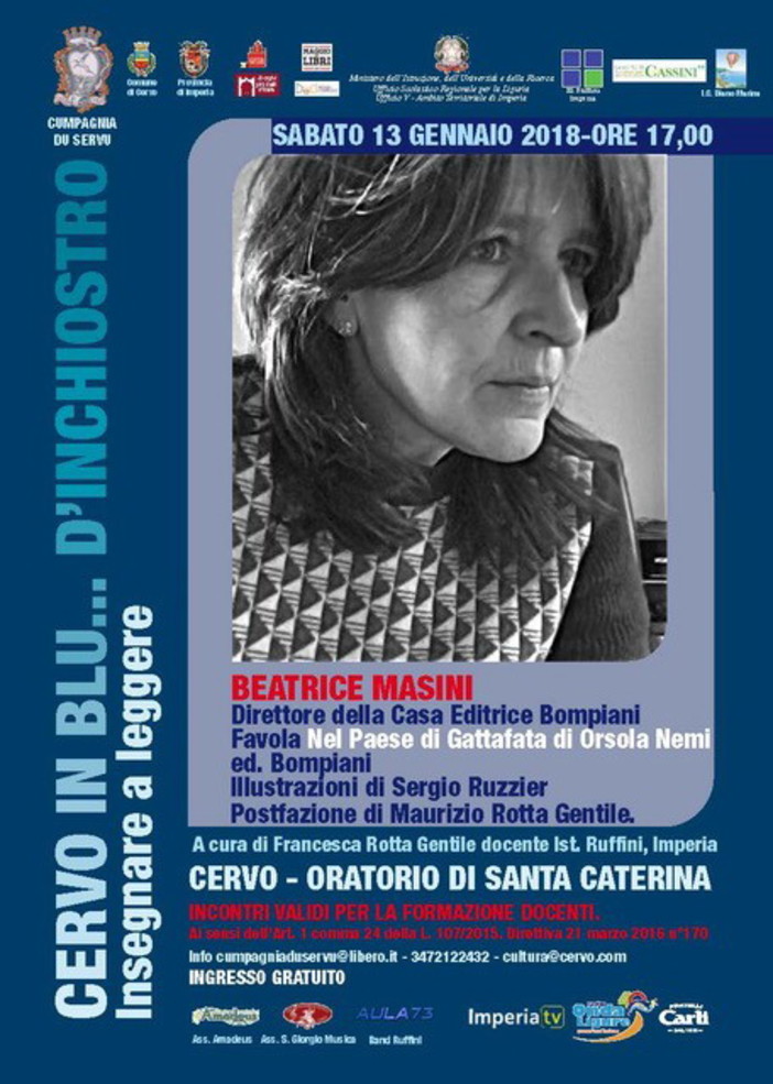 Cervo: sabato prossimo all'Oratorio di Santa Caterina la fiaba 'Nel paese della Gattafata'