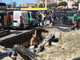 Sanremo: guasto alla fognatura di piazzale Vesco, si lavora ininterrottamente. Ecco i tempi tecnici necessari alla revoca del divieto (Foto)