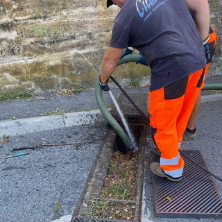 Ventimiglia: proseguono le opere di manutenzione e potatura in città, oggi interventi in via Caduti del Lavoro (Foto)