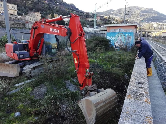I lavori nella zona delle Gallardi