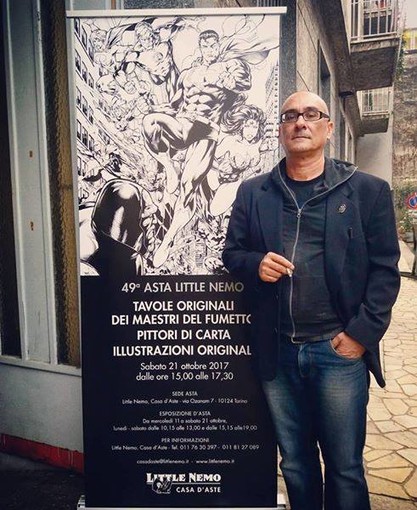 L'artista sanremese Larry Camarda a Lucca Comics &amp; Games 2017 con la versione italiana del volume a lui dedicato