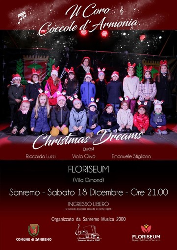 Sanremo: al Floriseum di villa Ormond la magia del Natale con il concerto “Christmas Dreams” Sanremo: al Floriseum di villa Ormond la magia del Natale con il concerto “Christmas Dreams”