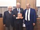 Bruno Gambarotta, il sindaco di Lucca Alessandro Tambellini e Claudio Porchia