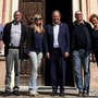 L'assessore Lombardi con Giuliano Raimondo, Fiorenzo D'Annunzio, Rosella Gastaldo, Stefano Oddera e Gloria Buscaglione