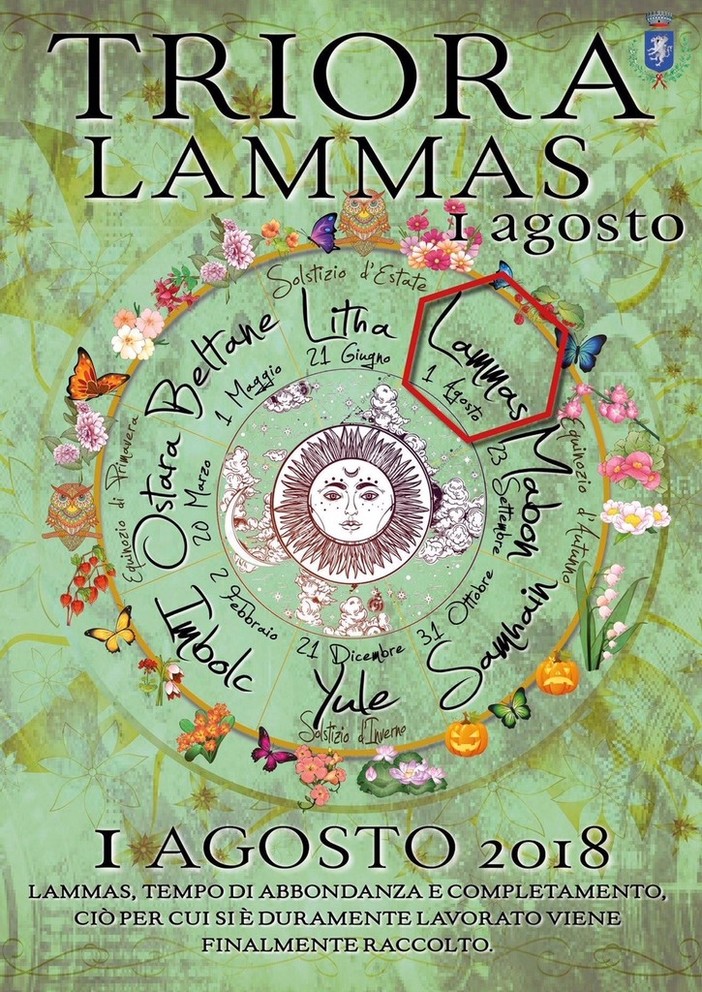 Triora: il 1° agosto sarà tempo di Lammas, la grande festa per celebrare l'abbondanza ed i doni della Madre Terra