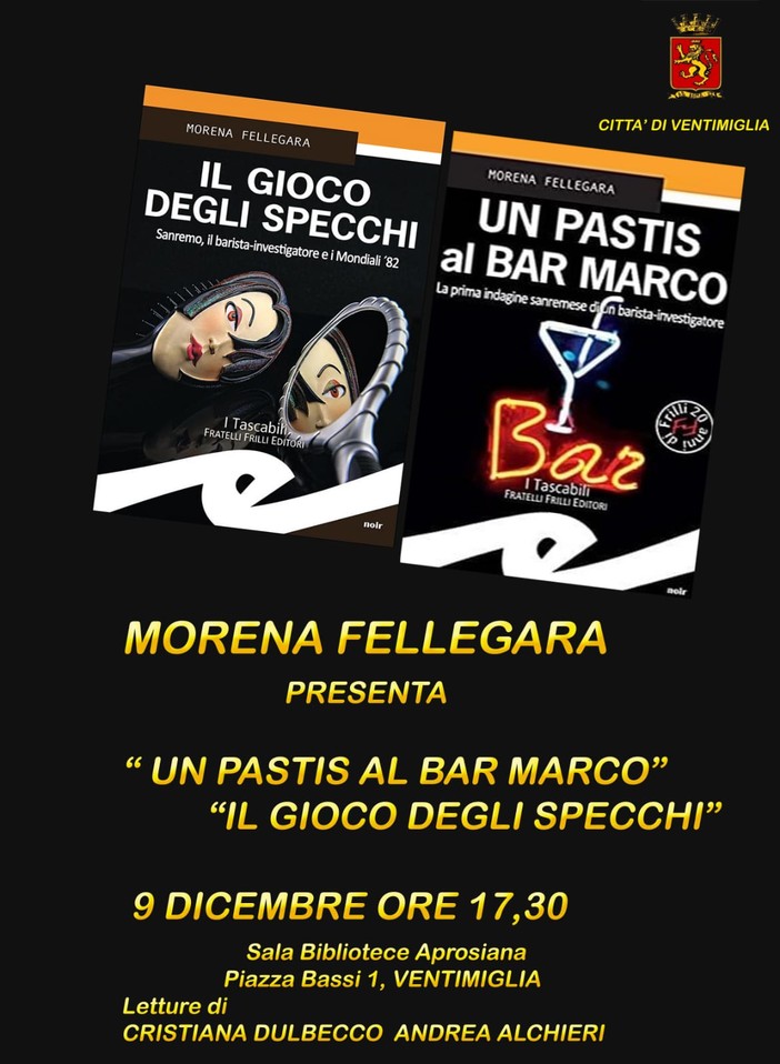 Ventimiglia: giovedì alla Biblioteca Aprosiana l’incontro con la scrittrice Morena Fellegara
