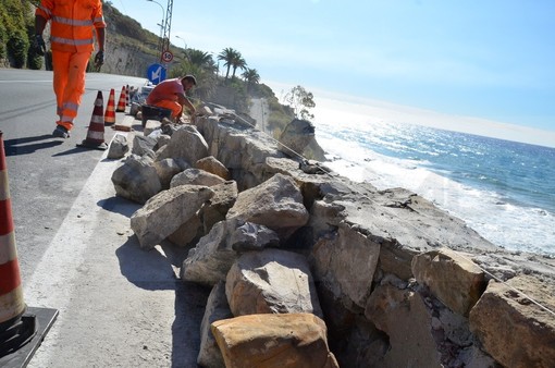 Sanremo: terminati i lavori di ripristino del muretto sfondato sabato notte nell'incidente in cui è morto Giuseppe Tuscano