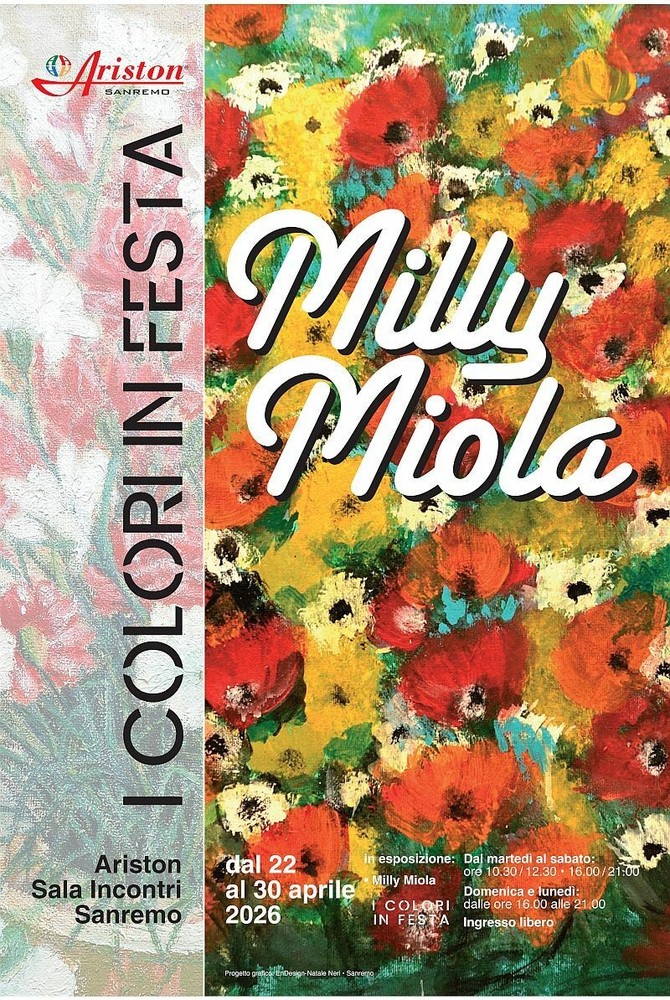 “I Colori in Festa” – Mostra di Milly Miola.
