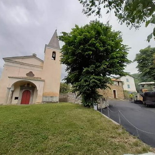 Aurigo: completati i lavori di messa in sicurezza delle strade che portano ai Santuari Sant'Andrea e San Paolo (Foto)