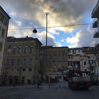 I lavori in piazza Borea D'Olmo I lavori in piazza Borea D'Olmo