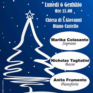 Diano Castello: lunedì 6 gennaio, concerto di armonie sacre e natalizie della Confraternita di S.Bernardino e S.Croce