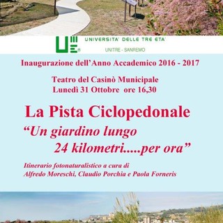 Sanremo: al via l’Anno Accademico dell’Università delle tre Età-Unitre, con "Un itinerario lungo 24 km....per ora"