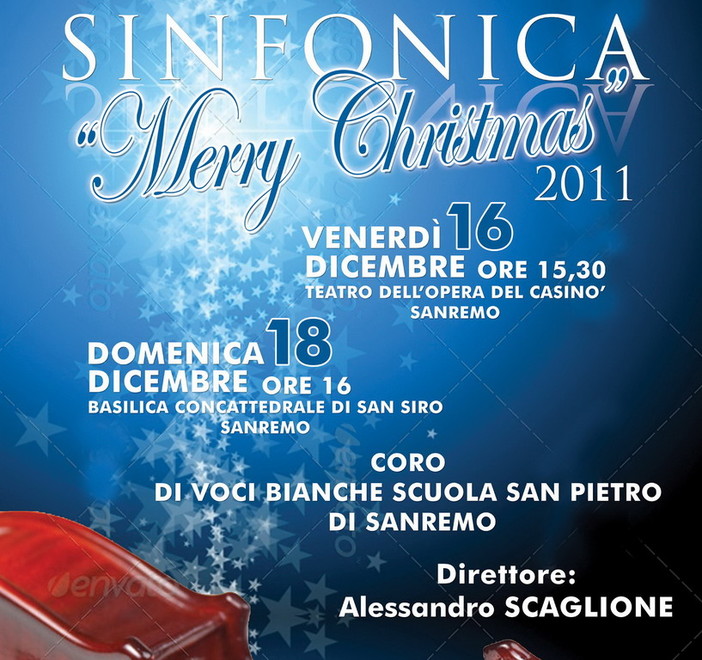 Ottimo successo per il concerto 'Merry Christmas' dell0'Orchestra Sinfonica di Sanremo Ottimo successo per il concerto 'Merry Christmas' dell0'Orchestra Sinfonica di Sanremo