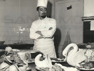 Livio Modena in cucina