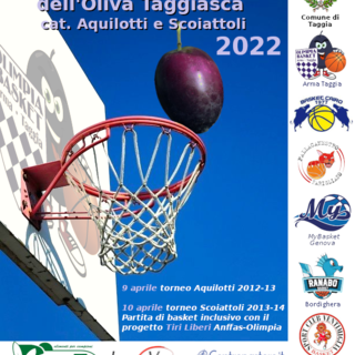 Taggia: il prossimo weekend, appuntamento con il Torneo dell'Oliva Taggiasca alla palestra Ruffini Taggia: il prossimo weekend, appuntamento con il Torneo dell'Oliva Taggiasca alla palestra Ruffini