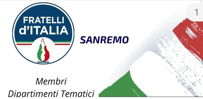 Sanremo: primo incontro dei dipartimenti tematici di Fratelli d'Italia dopo le elezioni politiche di settembre Sanremo: primo incontro dei dipartimenti tematici di Fratelli d'Italia dopo le elezioni politiche di settembre