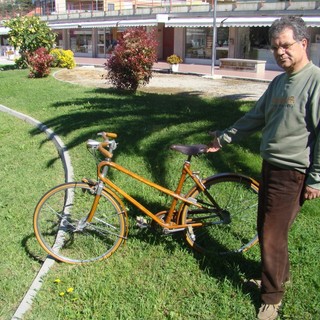 Scovata a Ventimiglia una Littorina Vianzone del ‘39: bicicletta tutta in legno, esemplare unico al mondo
