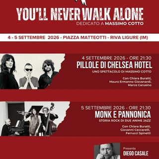 Riva Ligure ricorda Massimo Cotto con la seconda edizione di "You’ll Never Walk Alone" Riva Ligure ricorda Massimo Cotto con la seconda edizione di "You’ll Never Walk Alone"