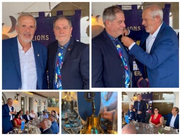 Passaggio di consegne al Lions Club Bordighera Capo Nero Host, il nuovo presidente è Alberto Cavallucci (Foto)