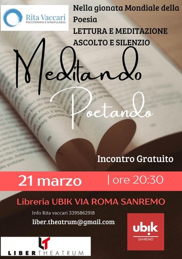A Sanremo il Liber Theatrum porta in scena “Meditando Poetando”
