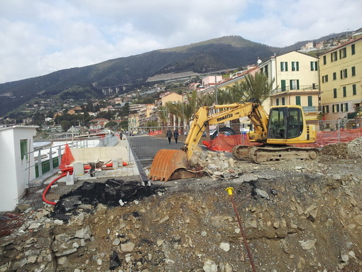 Al via i lavori sulla pista ciclabile in corrispondenza del rio Noci sul lungomare di Ospedaletti