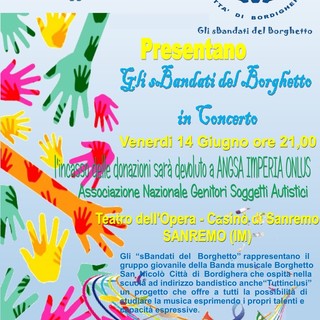 Al Casinò di Sanremo il concerto degli sBandati del Borghetto per Angsa Imperia Onlus Al Casinò di Sanremo il concerto degli sBandati del Borghetto per Angsa Imperia Onlus