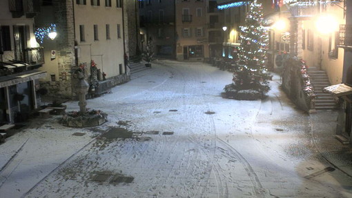 Limone Piemonte questa mattina Limone Piemonte questa mattina
