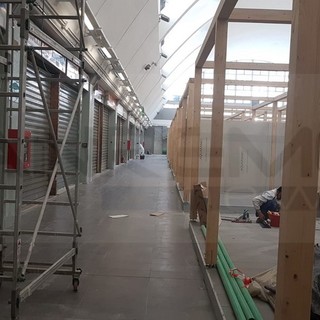 I lavori al Mercato Annonario I lavori al Mercato Annonario