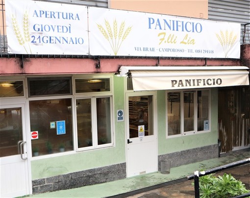 Una buona notizia da Camporosso: riaperto lo storico Panificio Fratelli Lia