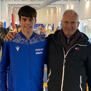 Nella foto Lorenzo Rolando con Sergio Cagnati