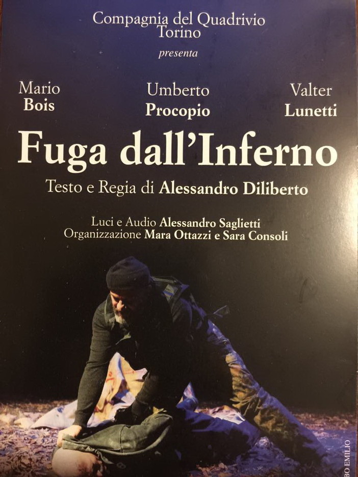 Ospedaletti: venerdì prossimo alla 'Piccola' va in scena lo spettacolo 'Fuga dall'Inferno' Ospedaletti: venerdì prossimo alla 'Piccola' va in scena lo spettacolo 'Fuga dall'Inferno'