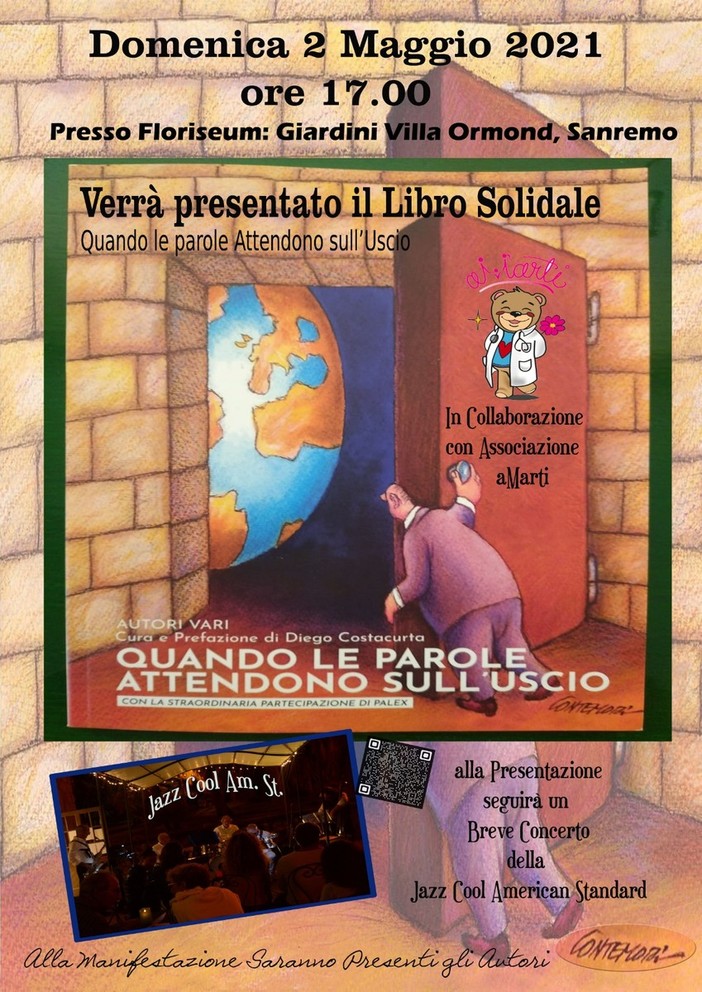 Sanremo: al Floriseum di villa Ormond la presentazione del libro “Quando le parole attendono sull’uscio” Sanremo: al Floriseum di villa Ormond la presentazione del libro “Quando le parole attendono sull’uscio”