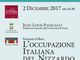 Vallecrosia: oggi pomeriggio la presentazione del libro “L'occupazione italiana del nizzardo” di Jean-Louis Panicacci