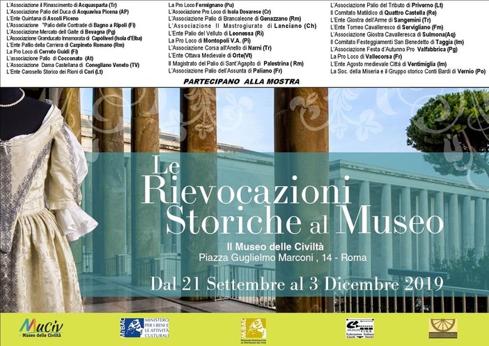 L'immagine di Ventimiglia al Museo delle Arti e Tradizioni popolari di Roma con l'Ente Agosto Medievale L'immagine di Ventimiglia al Museo delle Arti e Tradizioni popolari di Roma con l'Ente Agosto Medievale