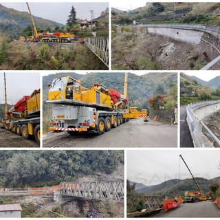 Rocchetta Nervina: iniziati i lavori per rimuovere il ponte provvisorio e riaprire totalmente la strada Provinciale (Foto e Video) Rocchetta Nervina: iniziati i lavori per rimuovere il ponte provvisorio e riaprire totalmente la strada Provinciale (Foto e Video)