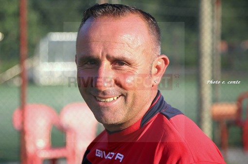 Carmelo Luci, allenatore del Camporosso (foto Eugenio Conte)