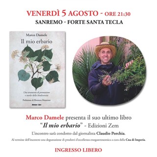Sanremo-Forte Santa Tecla: questa sera termina la rassegna “Libri da Gustare” con un omaggio a Libereso Sanremo-Forte Santa Tecla: questa sera termina la rassegna “Libri da Gustare” con un omaggio a Libereso