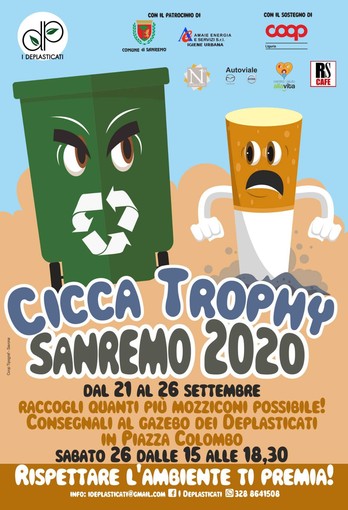 Sanremo: I Deplasticati dichiarano guerra ai mozziconi, parte la seconda edizione del “Cicca Trophy” Sanremo: I Deplasticati dichiarano guerra ai mozziconi, parte la seconda edizione del “Cicca Trophy”