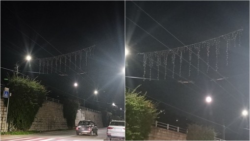 Ventimiglia, luminarie di Natale lungo le vie della città: al via l'installazione (Foto) Ventimiglia, luminarie di Natale lungo le vie della città: al via l'installazione (Foto)