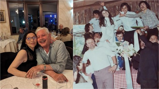 Cinquant'anni di vita insieme: nozze d'oro per Lucia e Vincenzo Cammilleri, festa a Dolceacqua (Foto) Cinquant'anni di vita insieme: nozze d'oro per Lucia e Vincenzo Cammilleri, festa a Dolceacqua (Foto)