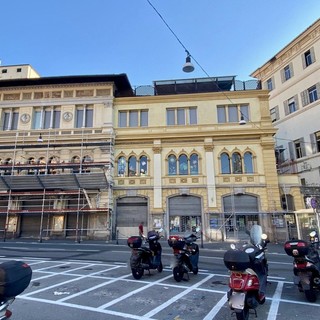 I lavori alla scuola 'Pro Infantia'