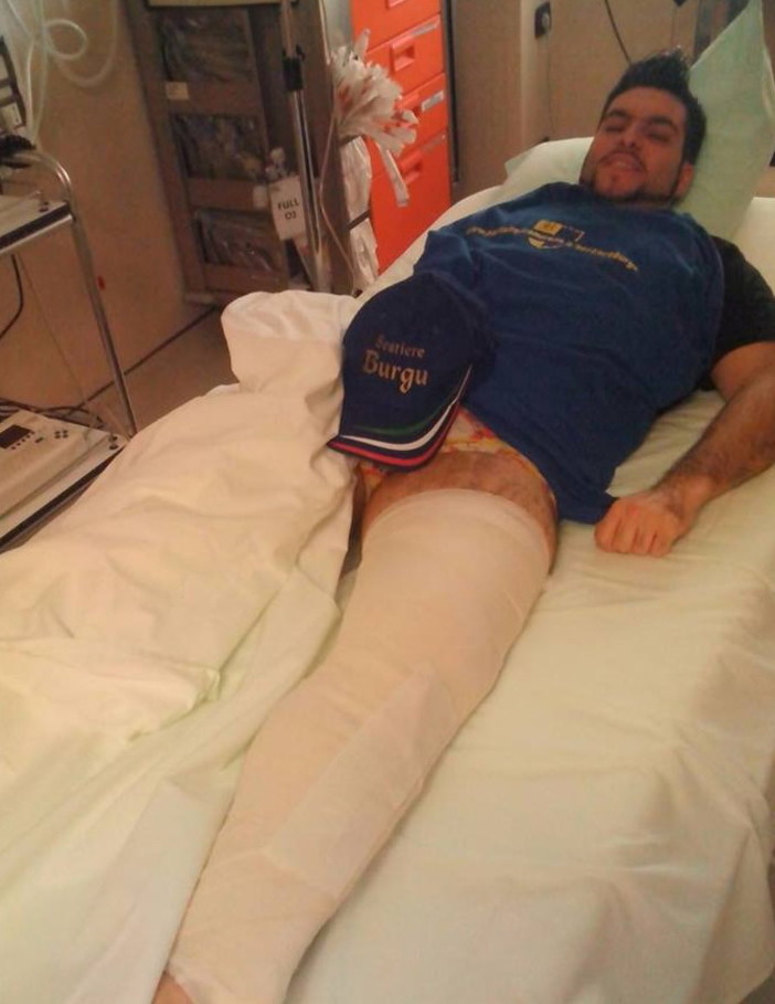 Singolare incidente al vice Capitano del Sestiere ventimigliese Burgu, Luca Vermi Singolare incidente al vice Capitano del Sestiere ventimigliese Burgu, Luca Vermi