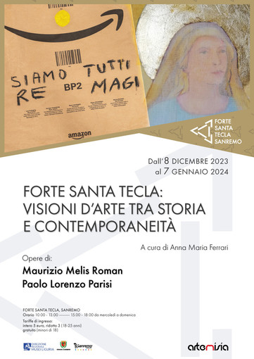 Venerdì 8 dicembre inaugurazione della mostra di arte moderna “Forte Santa Tecla"