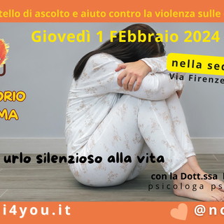 Bordighera: giovedì prossimo da 'Noi4You' una serata del 'Laboratorio di Autostima' Bordighera: giovedì prossimo da 'Noi4You' una serata del 'Laboratorio di Autostima'