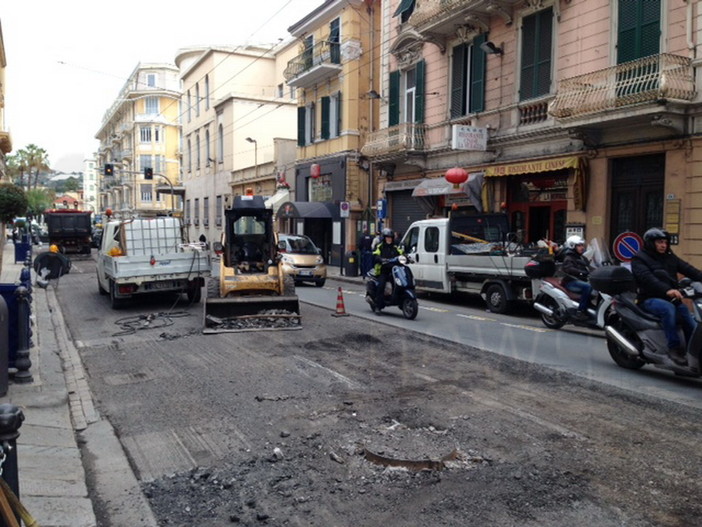 Sanremo: maltempo per diversi giorni, rinviati alla prossima settimana i lavori di asfaltatura